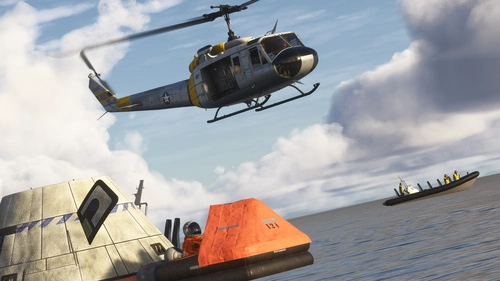 Artemis II Recovery Operation – Helicopter SAR Mission