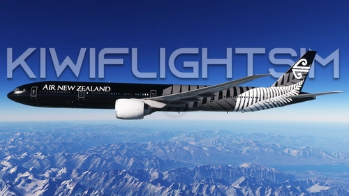 Air New Zealand - ZK-OKQ | Crazy About Rugby - All Blacks | 2012) | PMDG Boeing 777-300ER [8K]