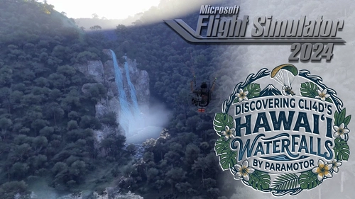 Little Navmap Flight Plan to explore Cli4D's Kauai Waterfalls (Hawaii)