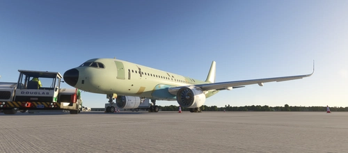 A320NX Primer Livery; Factory Delivery Scheme