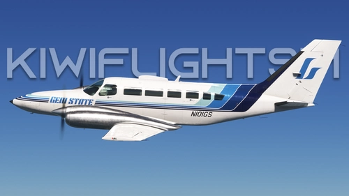 Gem State Airlines (Fictional) | N101GS | Microsoft/Carenado Cessna 404 Titan [8K]