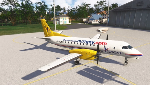 Microsoft Saab 340 Aurigny Airways G-RUNG