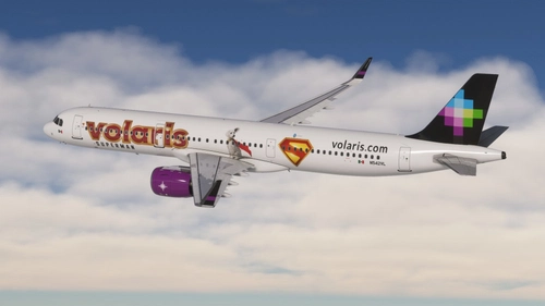 FSLabs Airbus A321-271N Volaris (N542VL - Superman Stickers)