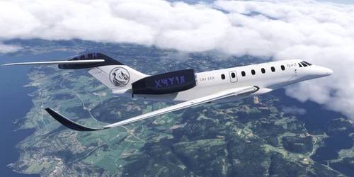 FlightFX Citation X - fjord charters - OH-EEK