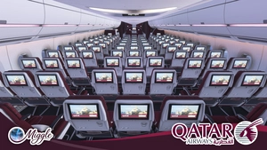 Qatar Airways Livery w/ Cabin Pack [A350-1000] thumbnail 11