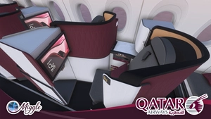 Qatar Airways Livery w/ Cabin Pack [A350-1000] thumbnail 13