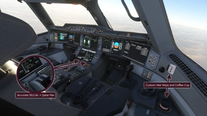 Qatar Airways Livery w/ Cabin Pack [A350-1000] thumbnail 15
