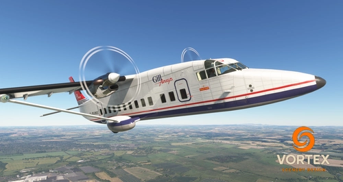 Blackbox Shorts 360 Gill Airways G-BVMX (PAX)