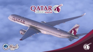 Qatar Airways Livery w/ Cabin Pack [A350-1000] thumbnail 1