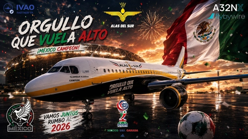 Alas del Sur XA-CMP “Campeón” A32NX (FBW) Livery for MSFS 2020