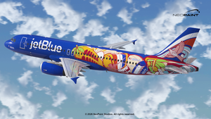 Jetblue 'Quisqueya la Bluebella' N599JB w/cabin | Fenix A320 thumbnail 2