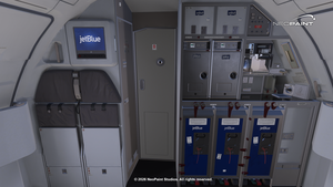 Jetblue 'Quisqueya la Bluebella' N599JB w/cabin | Fenix A320 thumbnail 5