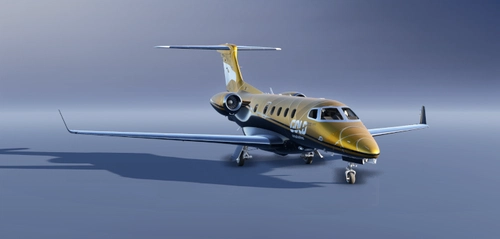 Phenom 300E - Gold Virtual Airlines - Black Gold