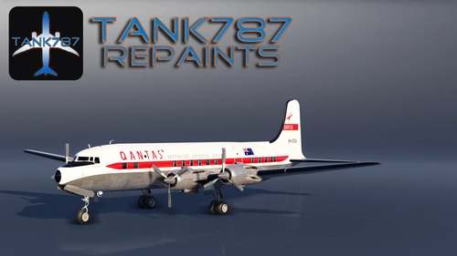 PMDG Qantas Australia's Overseas Airline DC-6B VH-EDA (Fictional)