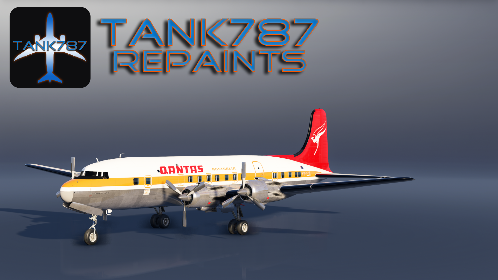 PMDG Qantas DC-6B VH-EDA (Fictional) - Image 1