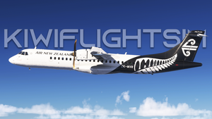 Air New Zealand | ZK-MVR | Microsoft / S&H Software ATR 72-600 [4K] thumbnail 1
