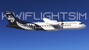 Air New Zealand | ZK-MVR | Microsoft / S&H Software ATR 72-600 [4K] thumbnail 2