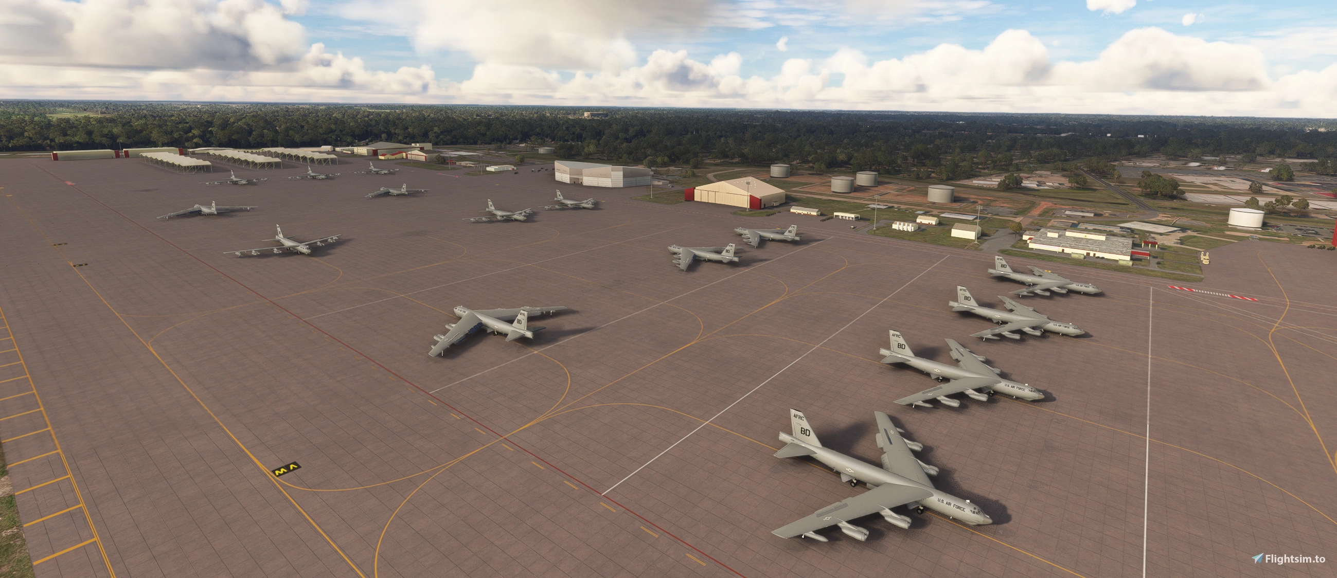 Barksdale AFB scenery detail