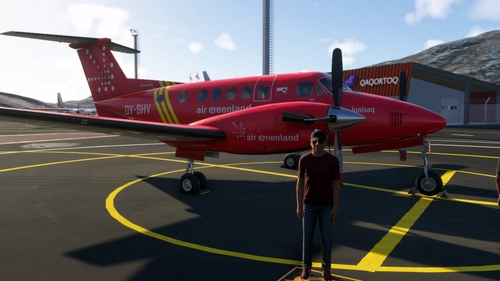 Carenado B200 King Air - Air Greenland OY-SHV