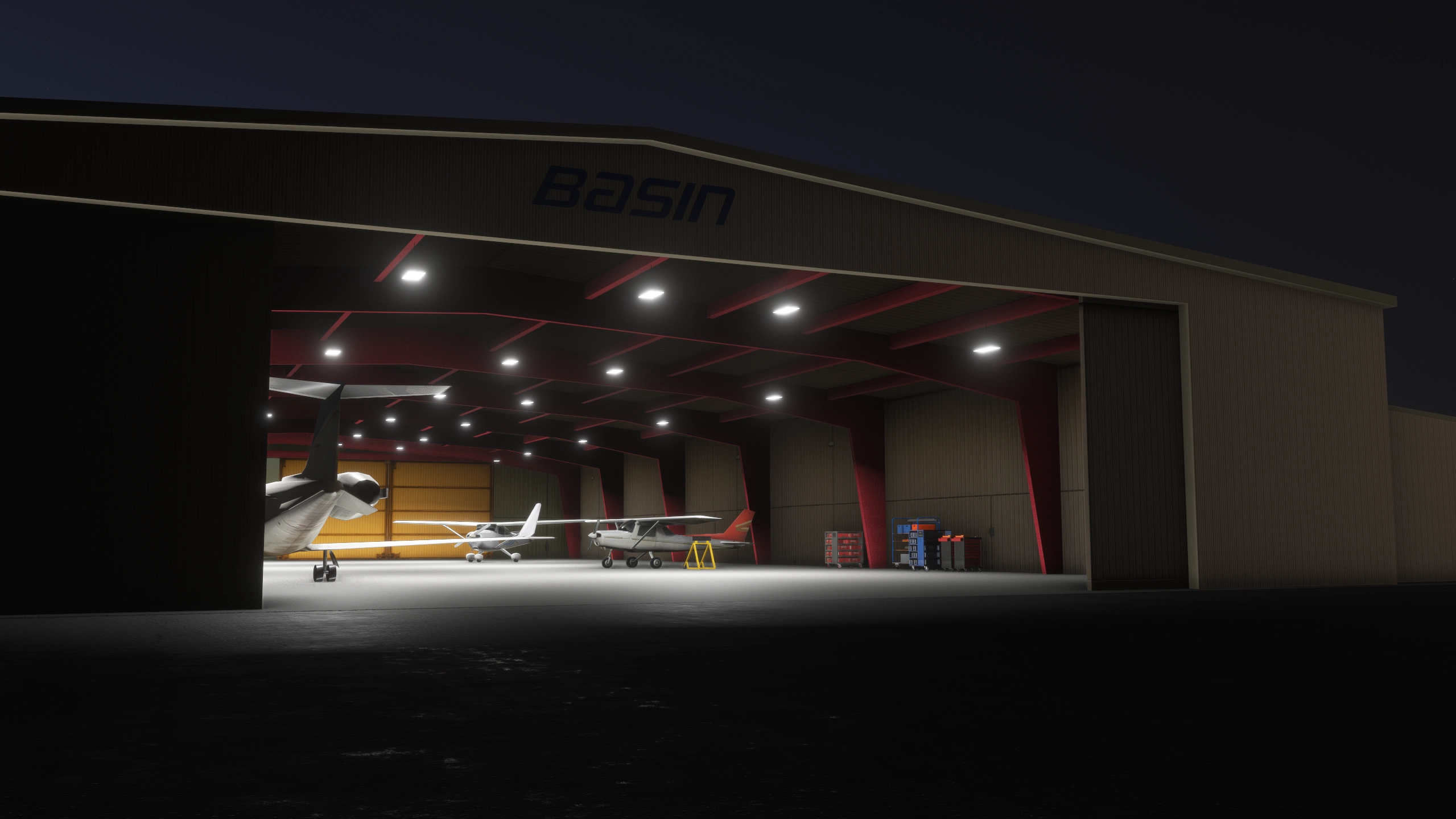 KMDD Ramp and Hangars