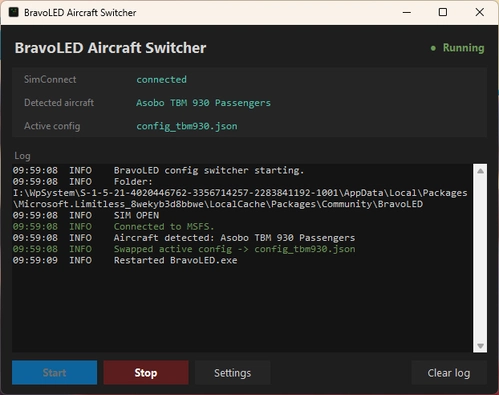 BravoLED Aircraft Switcher