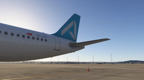AJet Livery | TC-JTY | Fenix A320 | 4K | IAE | WF