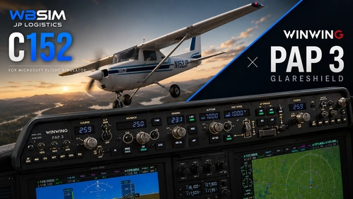 WBSim 152 Mobiflight profile for Winwing PAP3 Glareshield