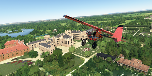 Ultralight Flight – Czech Republic – Czechia – Lednice Castle
