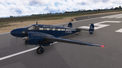 MSCarenado Beech B18 Bristol Airways G-BKGM