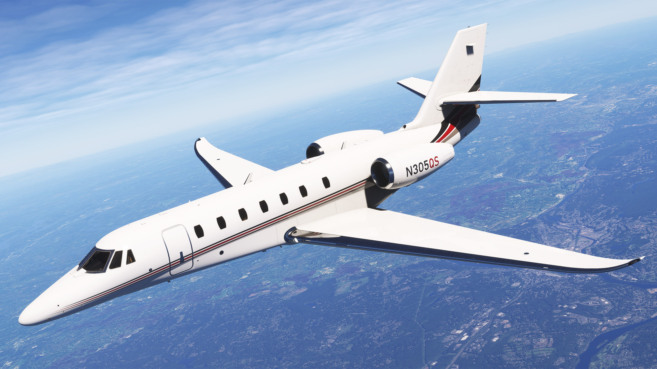 Skyward Simulations Citation Sovereign+ - Netjets N305QS & N368QS (Dynamic Registration) - Image 1