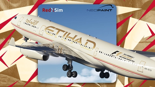 Etihad Air A6-EYS (2016) for A330-200 | 8k