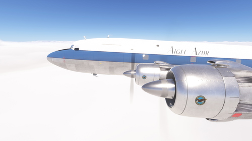 PMDG DC-6 Aigle Azur (F-BGSK)