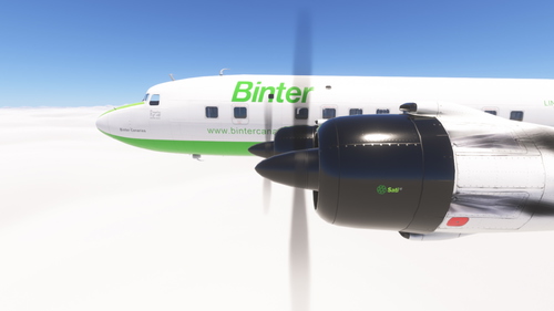 PMDG DC-6 Binter Canarias (EC-BBK)