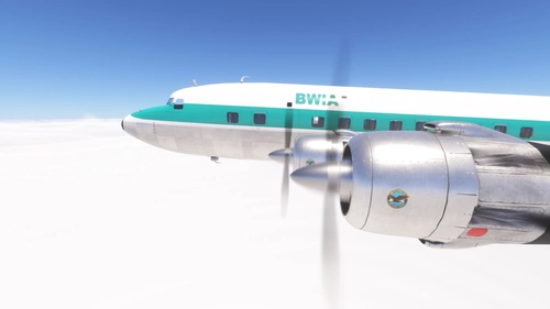 PMDG DC-6 British West Indies Airways (9Y-TCP)