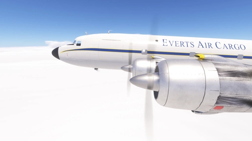 PMDG DC-6 Everts Air Cargo (N100CE)
