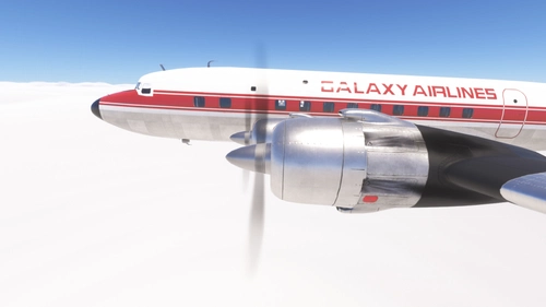 PMDG DC-6 Galaxy Airlines (N990E)