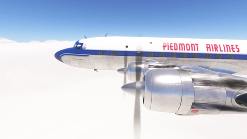 PMDG DC-6 Piedmont Airlines (N56V - Fictional)