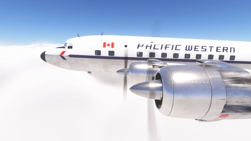 PMDG DC-6 Pacific Western (CF-PWF)