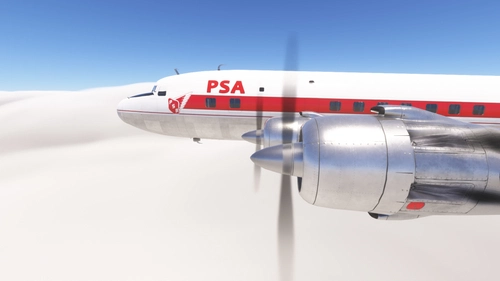 PMDG DC-6 PSA - Pacific Southwest Airlines (N90768)