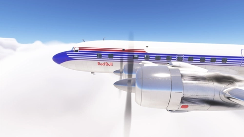 PMDG DC-6 Red Bull - The Flying Bulls (OE-LDM)