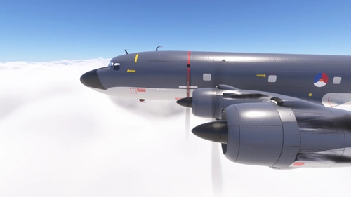 PMDG DC-6 Royal Netherlands Navy (311 - bluegrey)