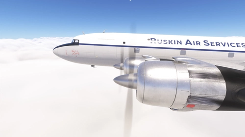 PMDG DC-6 Ruskin Air Services (G-AGHY)