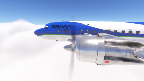 PMDG DC-6 SAHSA (HR-SHA)