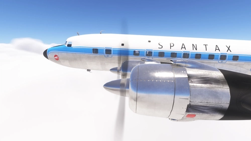 PMDG DC-6 Spantax (EC-AZX)