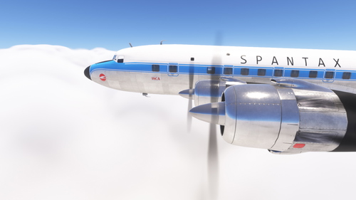 PMDG DC-6 Spantax (EC-BBK)