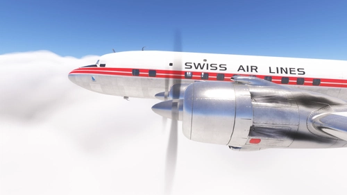 PMDG DC-6 Swiss Air Lines (HB-IBA)
