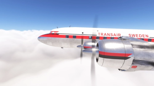 PMDG DC-6 Transair Sweden - Albertine (SE-BDY)
