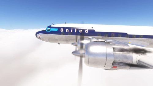 PMDG DC-6 United Air Lines (N37533)