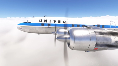 PMDG DC-6 United Airlines (N37537)