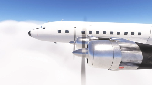 PMDG DC-6 United Nations (N91BL)